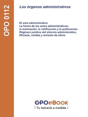 cover image of Los órganos administrativos